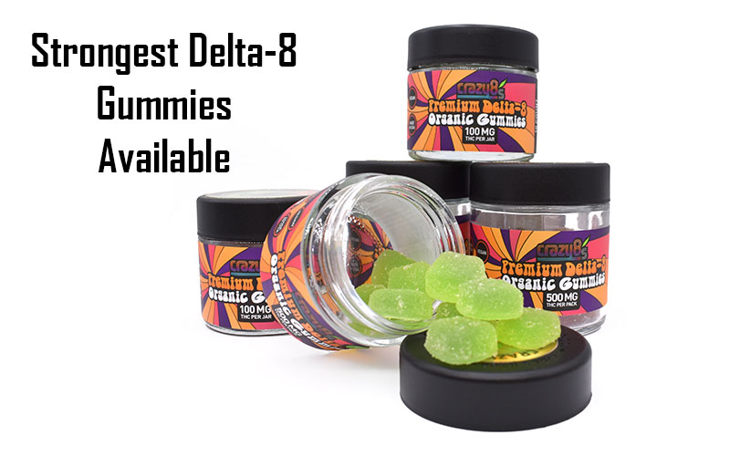 The D8 gum is mint flavor packaged in the 8-count blister card.